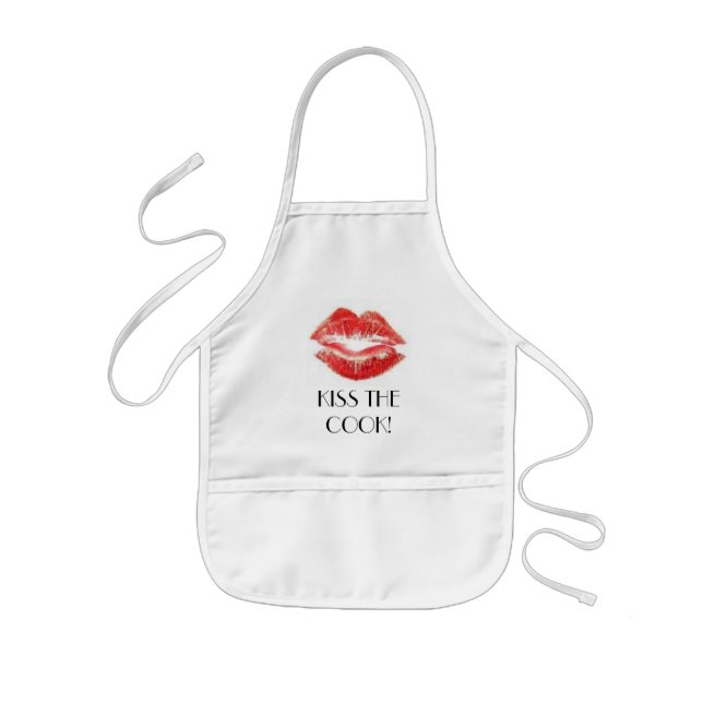 images3, KISS THE COOK! Kids Apron (Front)