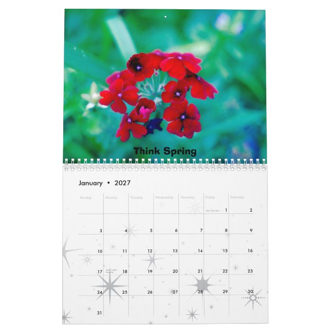 Images From America Calendar (Jan 2027)