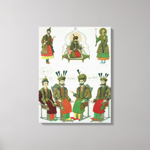 Images from the Georgian Goudiar, plate 45 from 'L Canvas Print