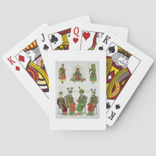 Images from the Georgian Goudiar, plate 45 from 'L Playing Cards