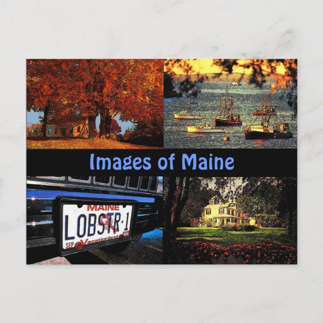 Images of Maine Postcard (Front)