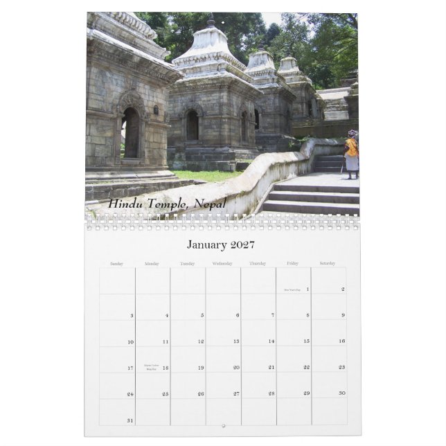 IMAGES OF NEPAL CALENDAR (Jan 2027)