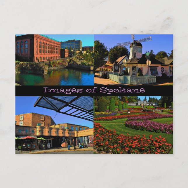 Images of Spokane Postcard (Front)