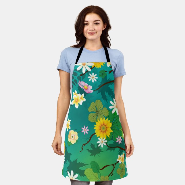 Imaginary Jungle 1 Apron (Worn)