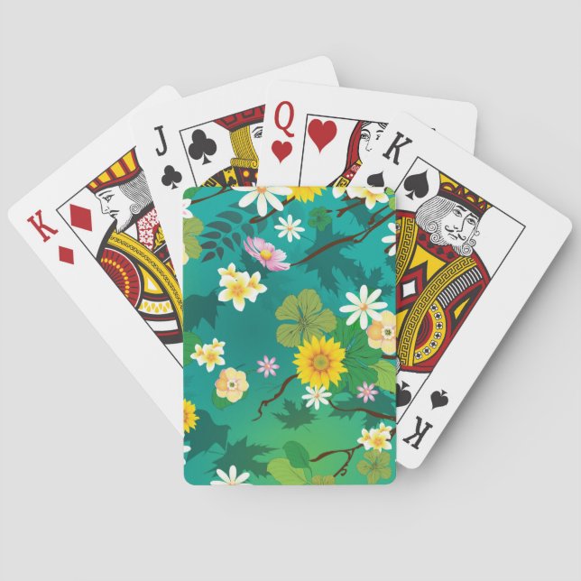 Imaginary Jungle 1 Playing Cards (Back)
