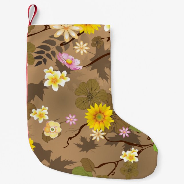 Imaginary Jungle 2 Small Christmas Stocking (Front)