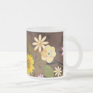 Imaginary Jungle 3 Frosted Glass Coffee Mug