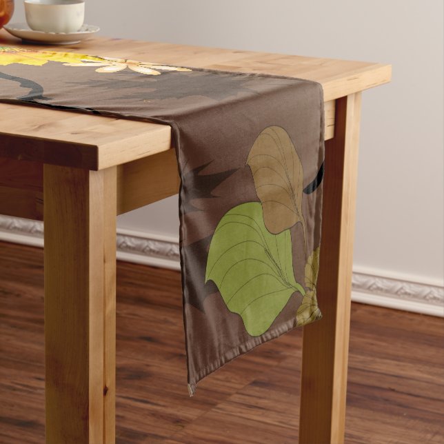 Imaginary Jungle 3 Short Table Runner (In Situ)