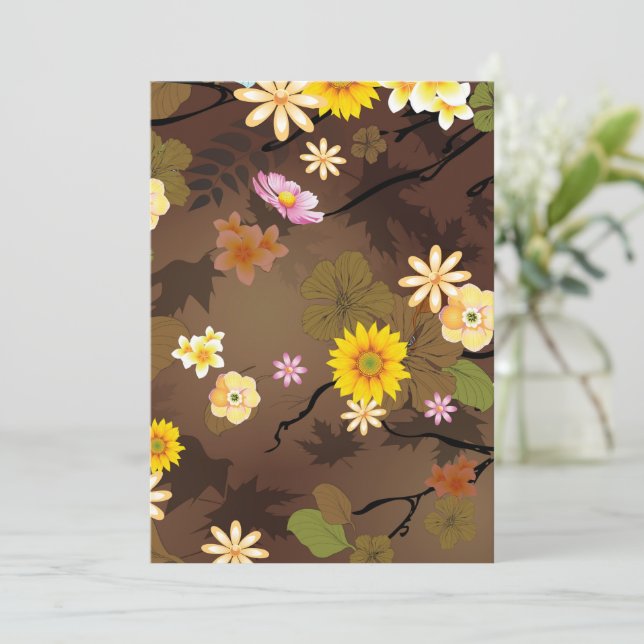 Imaginary Jungle 3 Thank You Card (Standing Front)