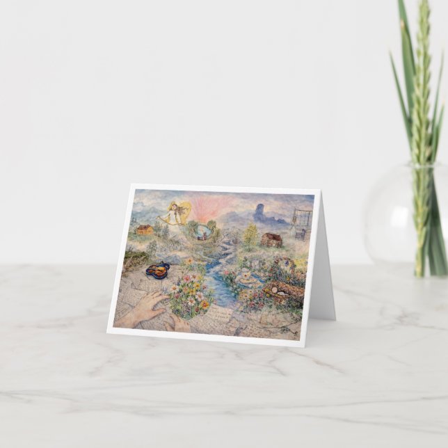 Imaginary Landscape Card (Front)