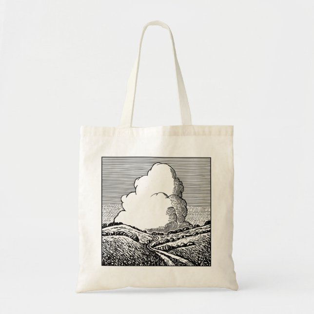 Imaginary Landscape with Cloud Tote Bag (Front)