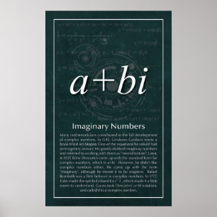 Imaginary Numbers Poster