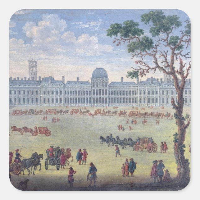 Imaginary View of the Tuileries Square Sticker (Front)