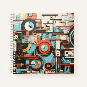 Imagination Concept Abstract Colourful Painting Notebook