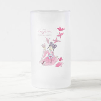 Imagination Frosted Glass Beer Mug