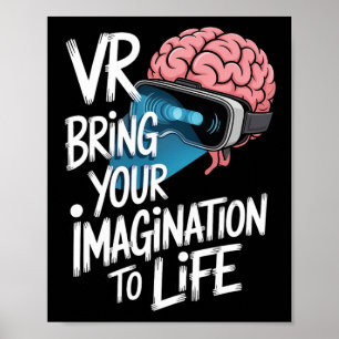 Imagination-fuelled Vr Headset For Gamers And Kids Poster