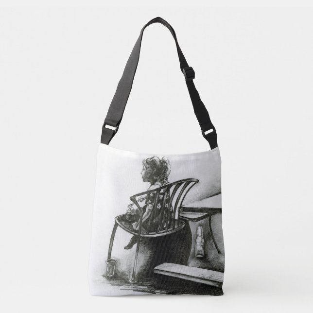 Imagination Fuels my Reality Crossbody Bag (Front)