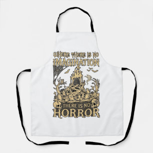 Imagination Horror Halloween Haunted House Cemeter Apron