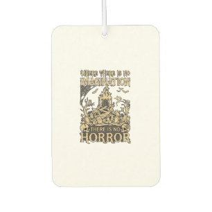 Imagination Horror Halloween Haunted House Cemeter Car Air Freshener