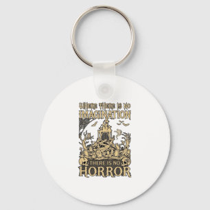 Imagination Horror Halloween Haunted House Cemeter Key Ring