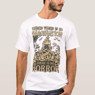 Imagination Horror Halloween Haunted House Cemeter T-Shirt