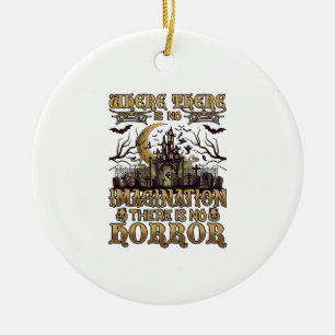 Imagination Horror Halloween Haunted House Graveya Ceramic Tree Decoration