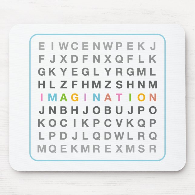 Imagination in Puzzle Mouse Mat (Front)