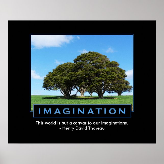 Imagination Inspirational Poster (Front)