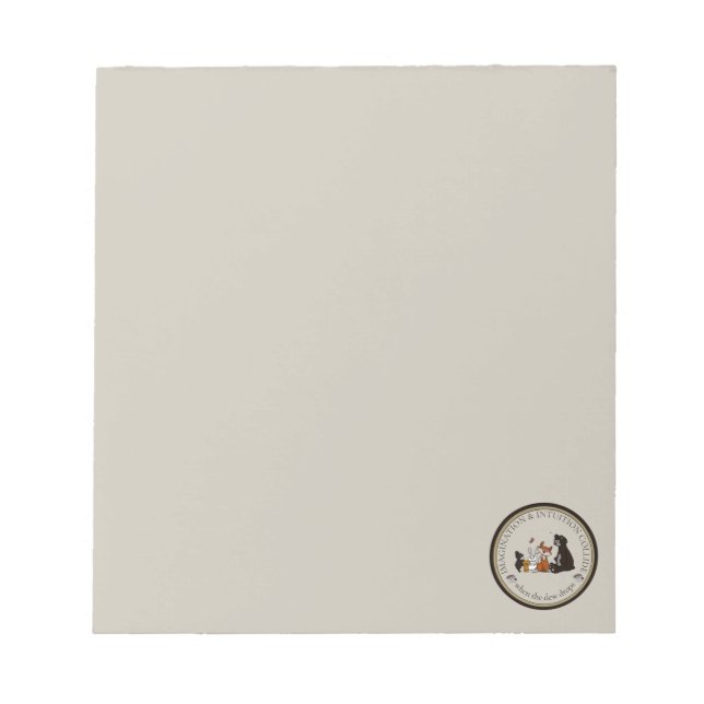 Imagination & Intuition Collide Notepad (Front)