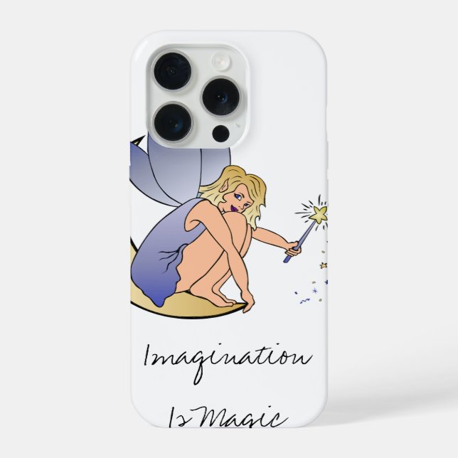 Imagination is Magic Fairy iPhone Case (Back)