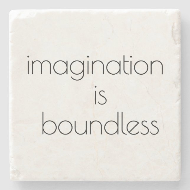 Imagination Marble Stone Coaster (Front)