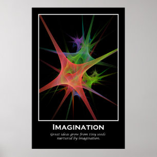Imagination Motivational Print