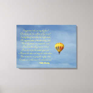 Imagination Phillis Wheatley Hot Air Balloon Sky   Canvas Print