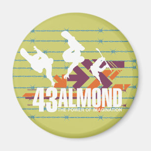 Imagination Snowboarding T-shirts and Gifts Magnet