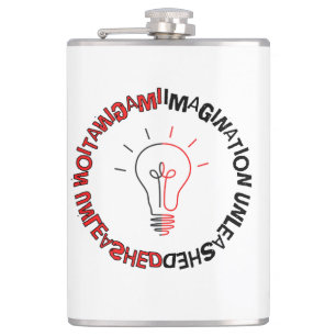 Imagination Unleased,w,Vinyl Wrapped Flask