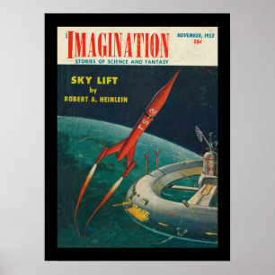 Imagination _ Vol. 04 Nr. 10_Pulp Art Poster