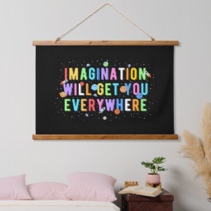 Imagination Will Get You Everywhere Hanging Tapestry