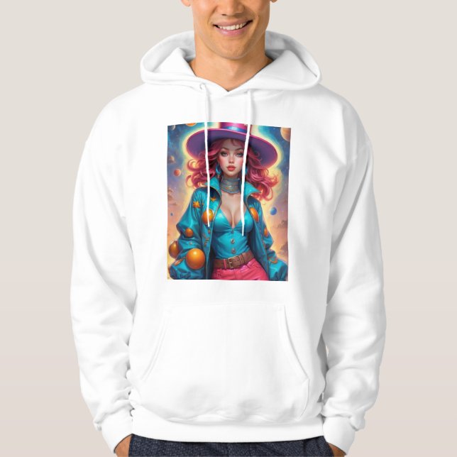 Imaginative splendour. Moisturising attractive and Hoodie (Front)