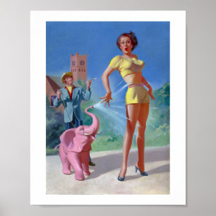 Imaginative Tales Digest (Jul, 1955) Poster