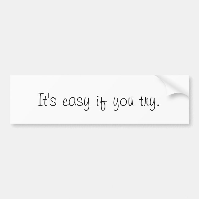 Imagine 2 bumper sticker (Front)