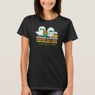 Imagine a world drunk on love and witches brew T-Shirt
