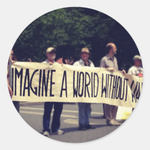 Imagine a World Without War Stickers