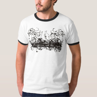 Imagine all the people music Tee