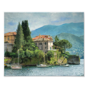 Imagine being in serene Varenna, Italy Photo Print