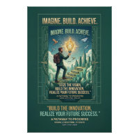 Imagine Build Achieve Motivational Career Progress