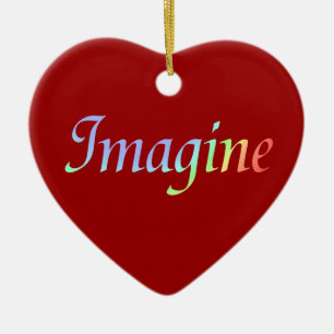 Imagine Colours Heart Ornament
