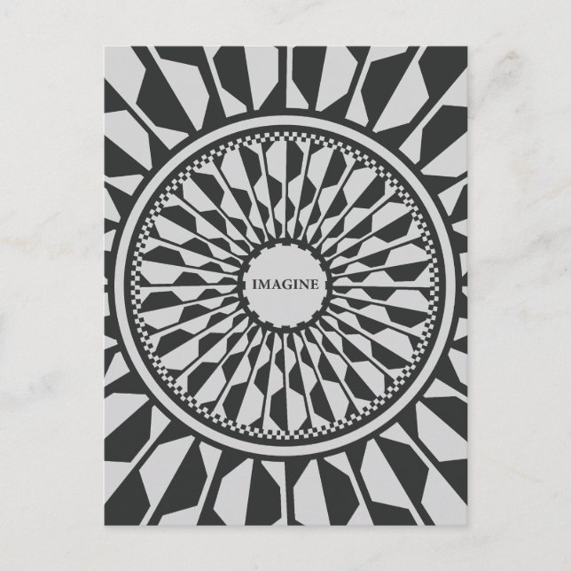 Imagine  holiday postcard (Front)