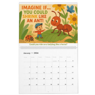 Imagine If… Kids’ Creative Imagination Calendar