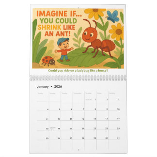Imagine If… Kids’ Creative Imagination Calendar