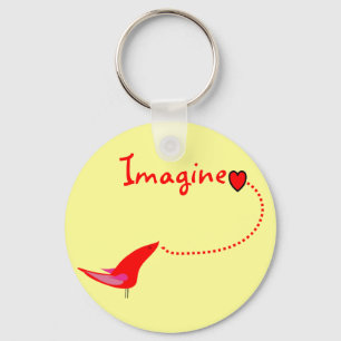 "Imagine"---John Gifts Key Ring